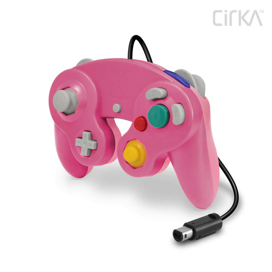 CirKa ゲームキューブ用有線コントローラー (ピンク)