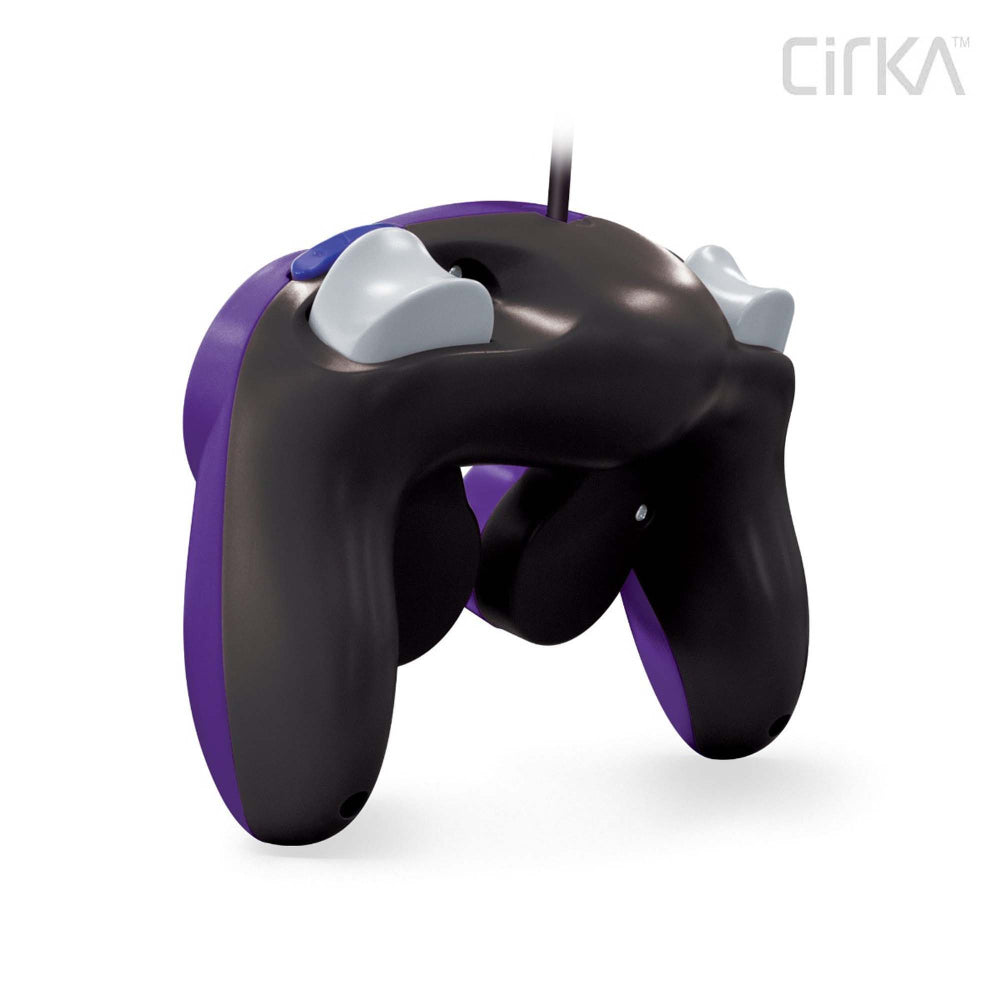 CirKa ゲームキューブ用有線コントローラー (パープル/ブラック)