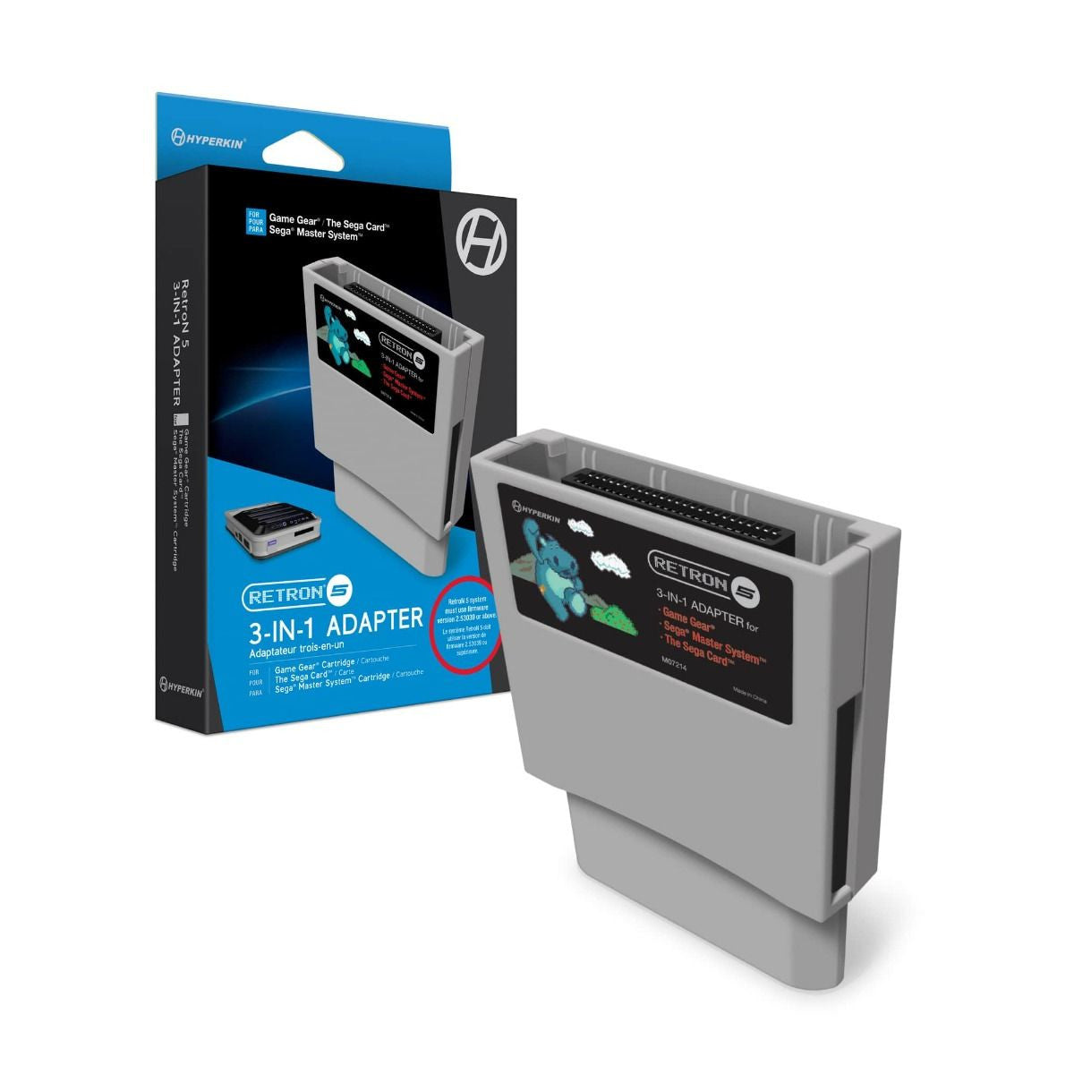 Hyperkin Retron 5用 3-in-1アダプター|Game Gear® / Master System® / Master System®カード対応