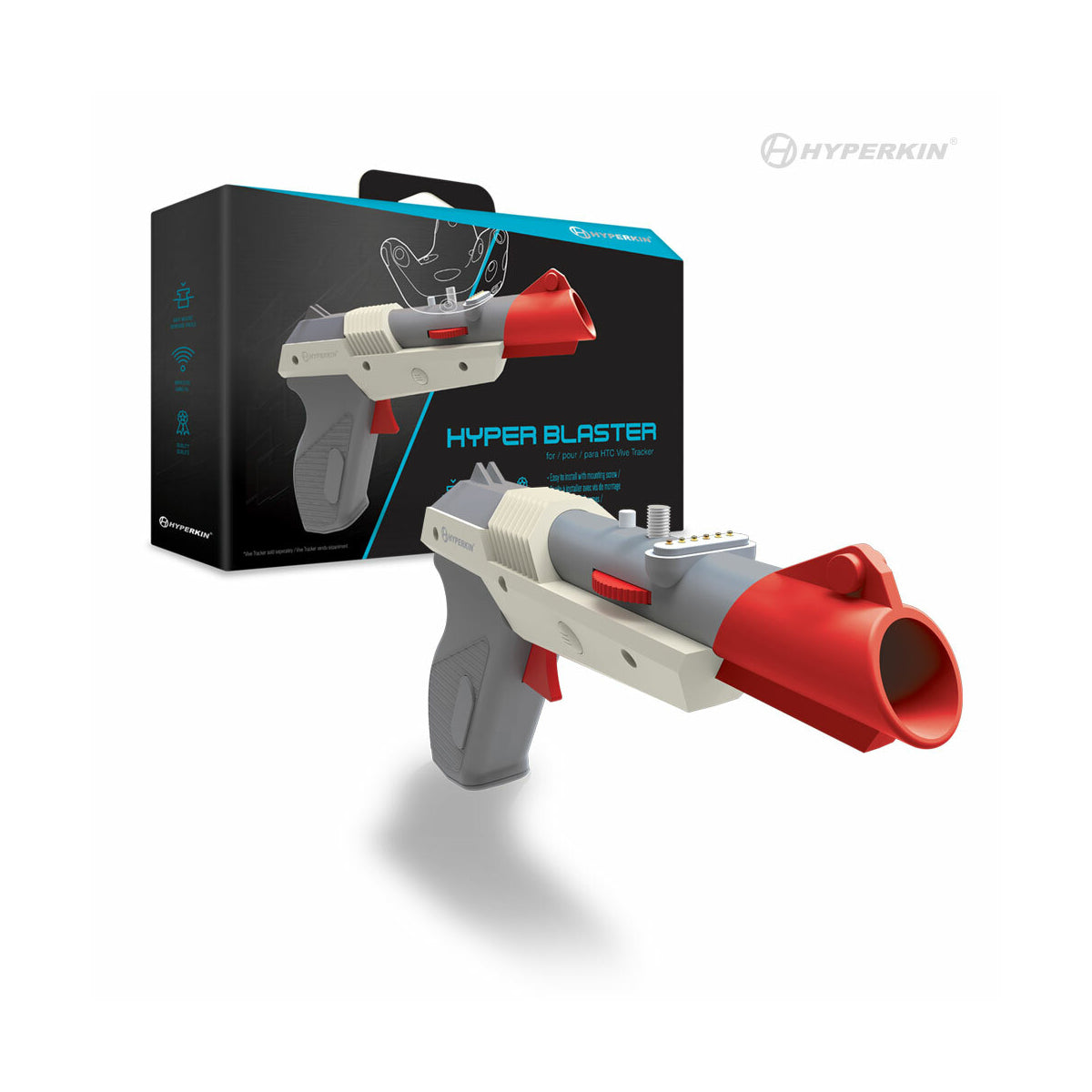 Hyperkin Hyper Blaster - HTC Vive Tracker対応 シューティングガン | リアルな振動フィードバックでVR体験を強化 | Arizona SunshineやDuck Season対応 | 快適デザイン&簡単セットアップ