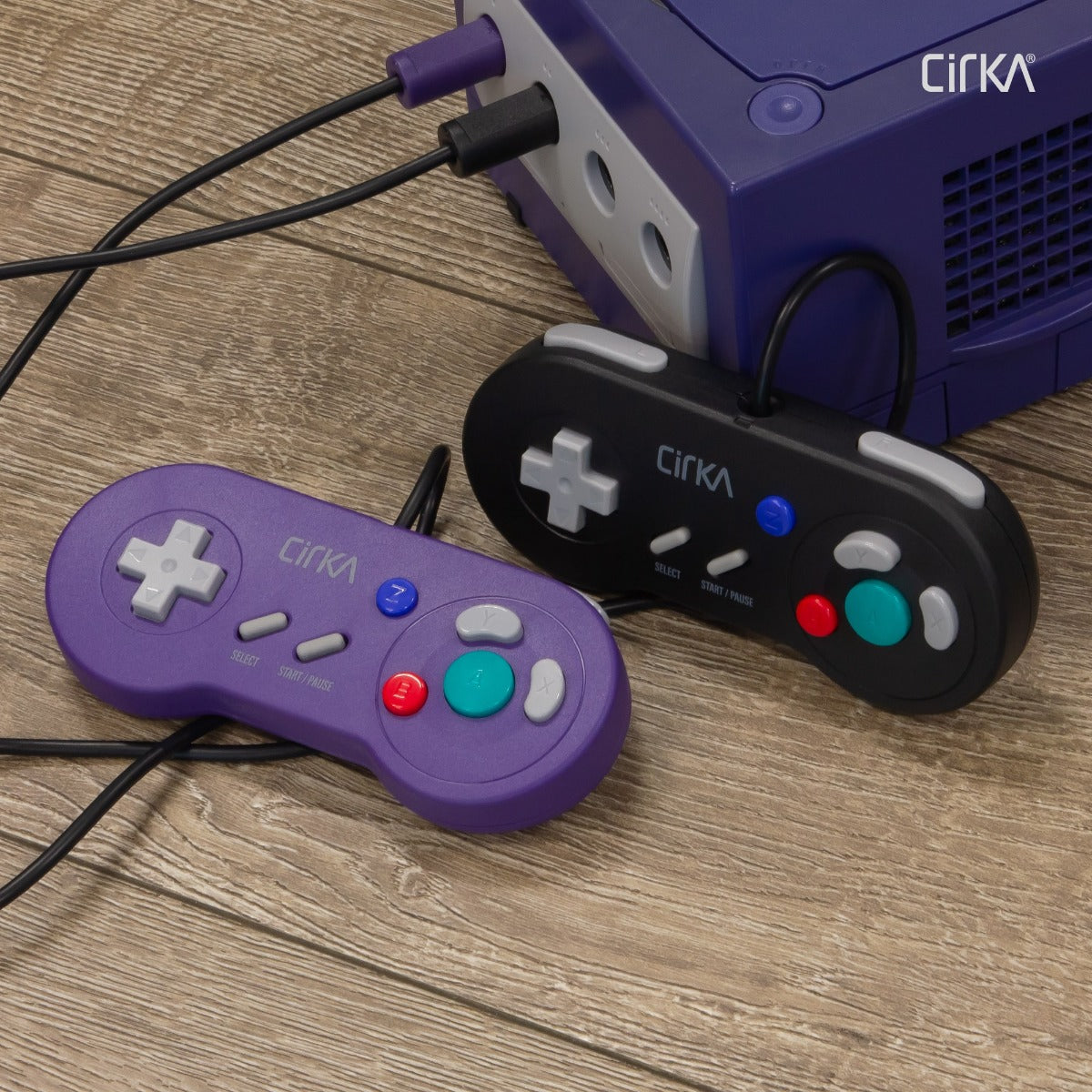 Hyperkin Cirka™ デジタルコントローラー for Nintendo GameCube™ (GC) - パープル | レトロゲームアクセサリー | Wii™互換 対応 | 高品質サードパーティ製コントローラー【どれでも2個まとめ買いで送料無料対象商品】