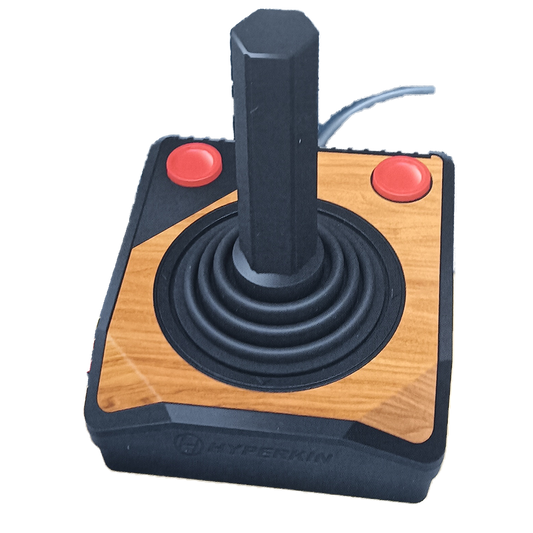 Hyperkin Trooper プレミアム 有線ジョイスティック – ATARI 2600 / Retron 77 互換 クラシックゲーム用コントローラ