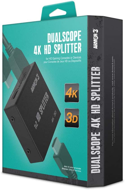 Hyperkin Armor3™ DualScope 4K HDスプリッター – 高画質HDMI分配器