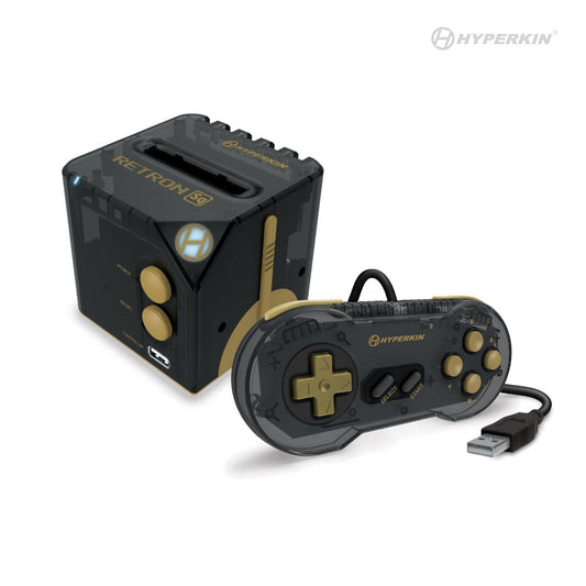 HYPERKIN RetroN Sq HDゲームコンソール ブラック【ゲームボーイ®/ゲームボーイカラー®/ゲームボーイアドバンス®対応(ベータ版)】720p HDMI出力・USB-C電源対応|画面比率切替(4:3/16:9)|専用コントローラー付|コンパクトでスタイリッシュデザイン