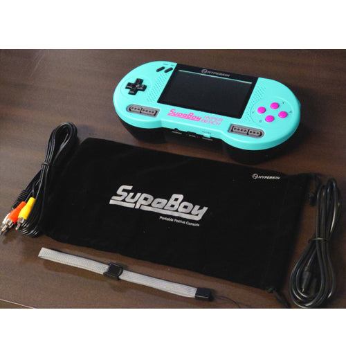 HYPERKIN SUPABOY HYPER BEACH USB Type-C版:スーパーファミコンSFC/SNES(NTSC/PAL)に対応したポータブルゲーム機