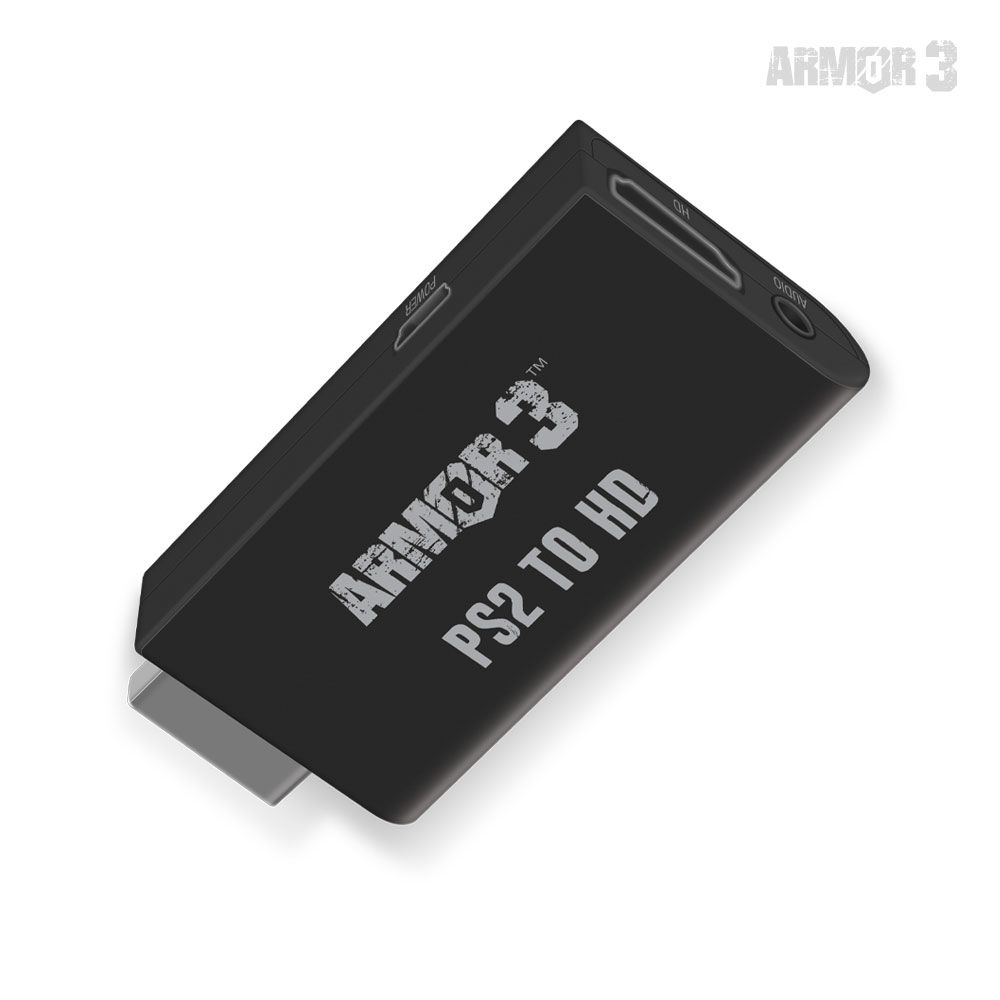 Armor3 コンバーターボックス for PlayStation 2® to HDMI|PS2®のAV信号をHDMI出力へ変換|高画質でレトロゲームを再現
