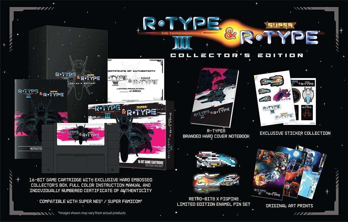 Retro-bit R-Type III & Super R-Type Collector's Edition【SNES互換