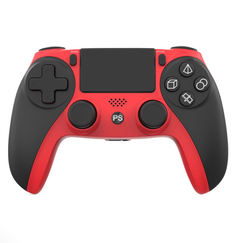 【SALE】PS4専用 ワイヤレス ゲームコントローラ レッド/ Wireless Game Controller For PS4 RED  サードパーティー社製【送料無料/一部地域を除く】