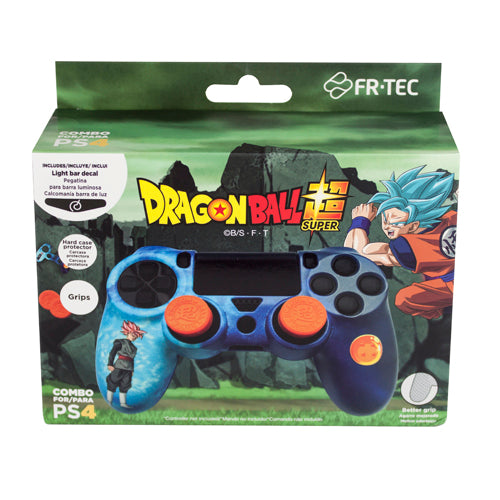 FR-TEC ドラゴンボールZ コンボパック DUALSHOCK4専用 カバー & グリップ & LEDライトステッカー3種セット