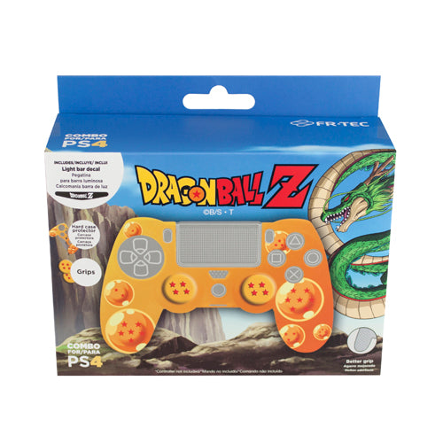 FR-TEC ドラゴンボールZ コンボパック DUALSHOCK4専用 カバー & グリップ & LEDライトステッカー3種セット