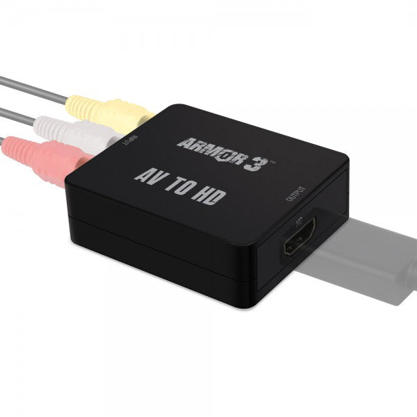 Armor3 NuScope コンバーターボックス AV to HDMI|RCA信号をHDMIに変換|レトロゲーム機・VHS・DVDプレーヤーをHDテレビで表示
