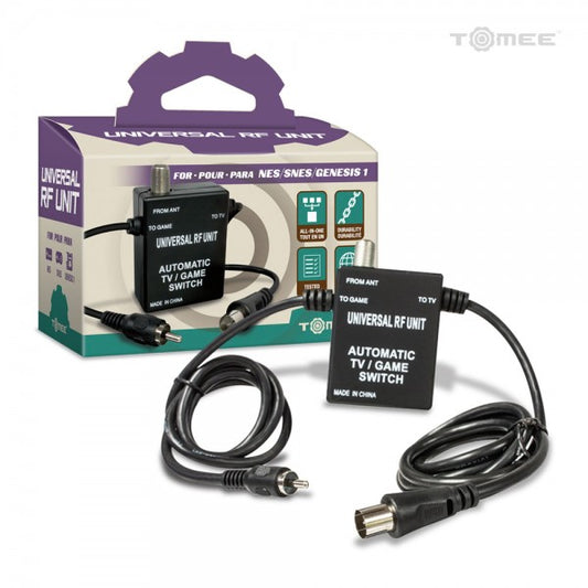 Tomee 3-in-1 Universal RF Unit – SNES® / NES® / Genesis®対応 高品質RFアダプター