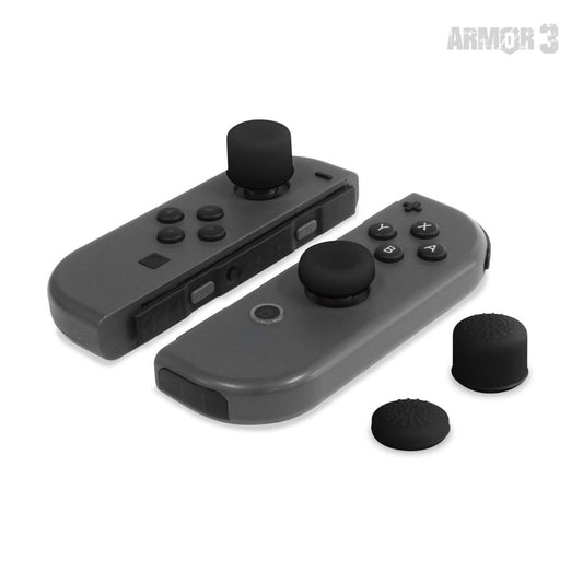 Armor3 ユニバーサル サムグリップ|Nintendo Switch® Proコントローラー・Wii U® Proコントローラー・Wii U GamePad®・PS4®・Xbox One®・Xbox 360®対応|アナログスティック用滑り止めカバー|快適な操作性向上アクセサリー