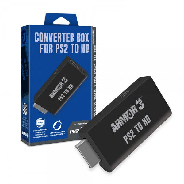 Armor3 コンバーターボックス for PlayStation 2® to HDMI|PS2®のAV信号をHDMI出力へ変換|高画質でレトロゲームを再現