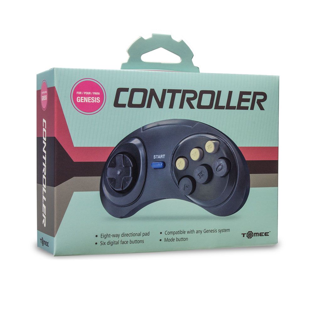 Tomee SEGA Genesis® Controller セガメガドライブ有線 6ボタンコントローラー