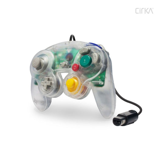 CirKa ゲームキューブ用有線コントローラー (クリア)