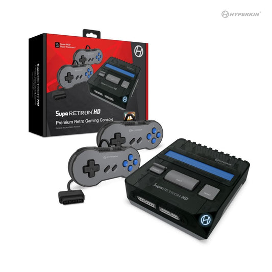 HYPERKIN SupaRetroN HD ゲーミングコンソール|スーパーファミコン™ & SNES対応|1080p HDMI出力・4:3&16:9切替機能|クラシックコントローラー付属|レトロゲーム互換機 (ブラック)