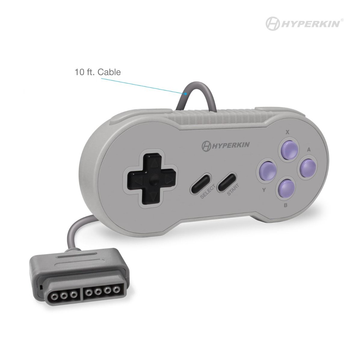 【セット商品】【セットで買うと5%OFF!】HYPERKIN - SUPABOY BlackGold 【USB type-C エディション】と "SCOUT" SFC®/SNES®専用有線コントローラー (グレー)