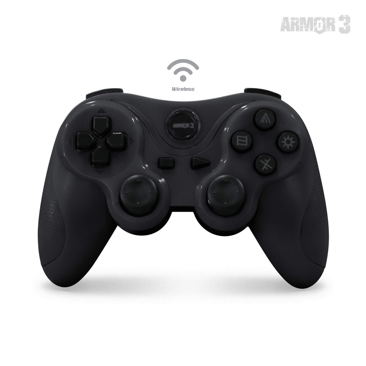 Armor3 Nuplay ワイヤレスコントローラー - PS3対応 | PC/Mac接続可 | ミニUSB充電ケーブル付属
