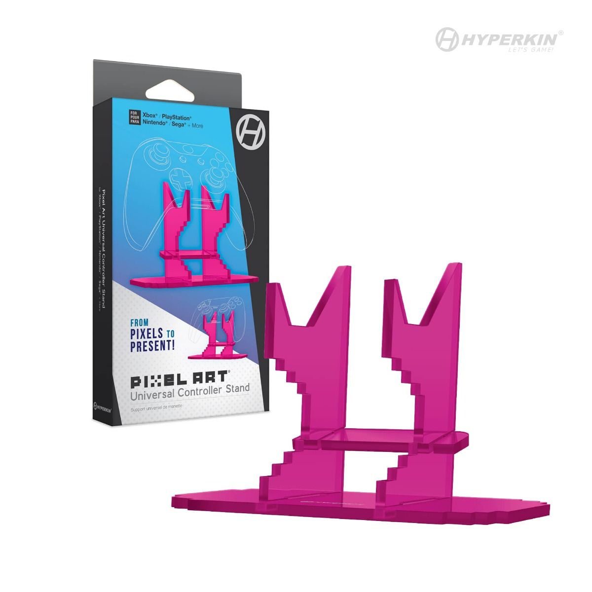Hyperkin Pixel Art Universal Controller Stand ピンク