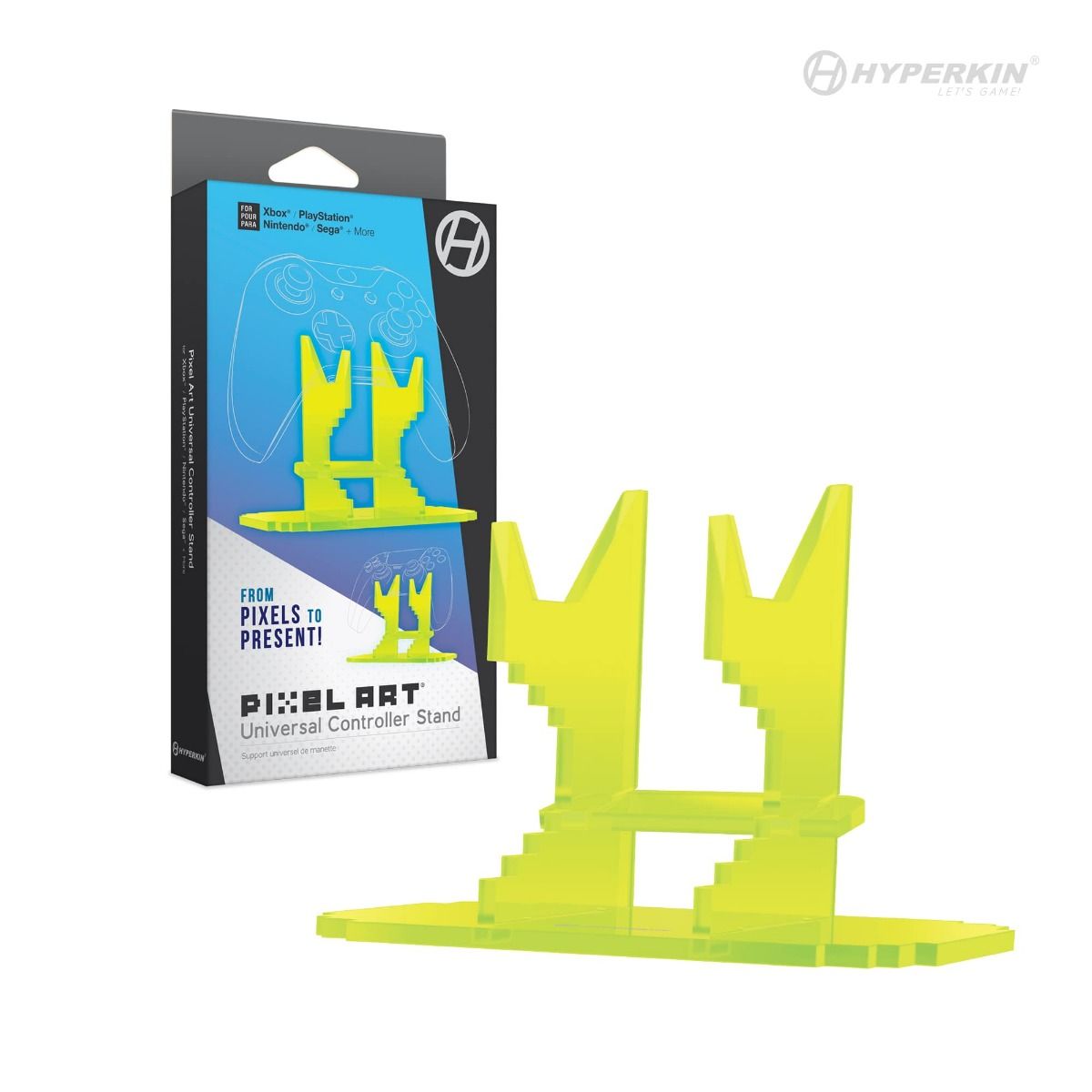Hyperkin Pixel Art Universal Controller Stand イエロー