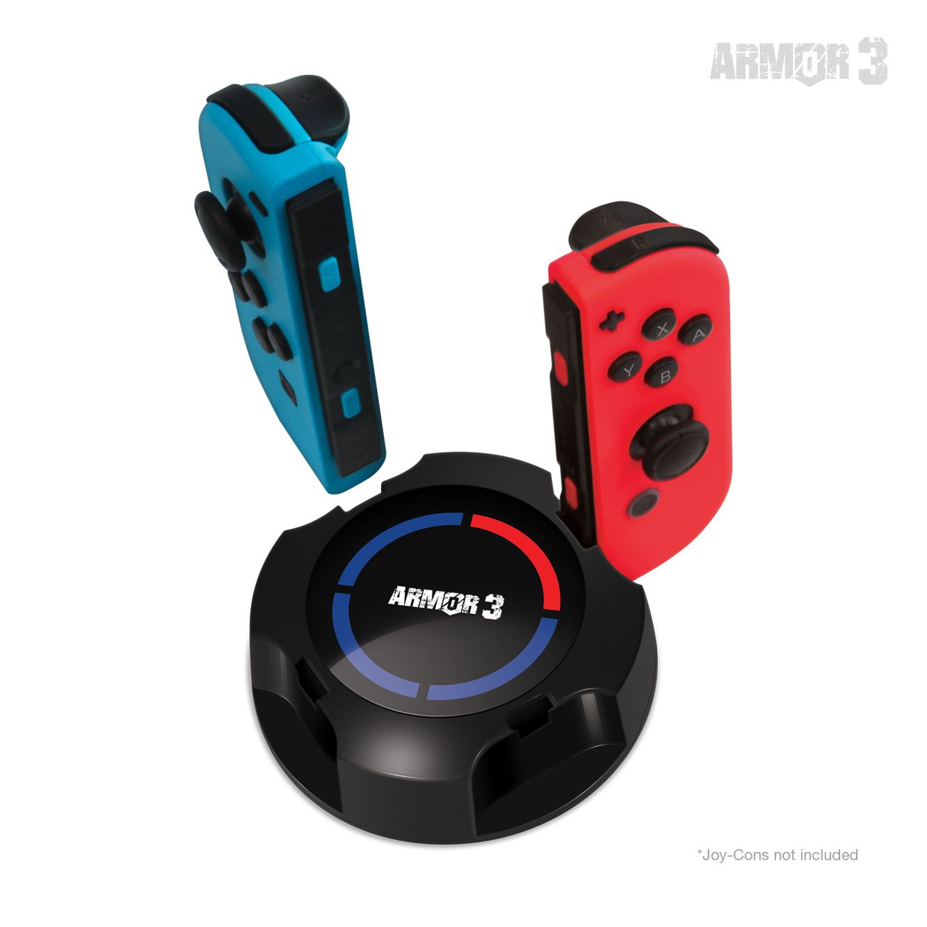 Armor3 MultiVolt 4ポート Joy-Con 充電ドック|Nintendo Switch®対応|最大4台同時充電可能|LEDインジケーター搭載|コンパクト設計