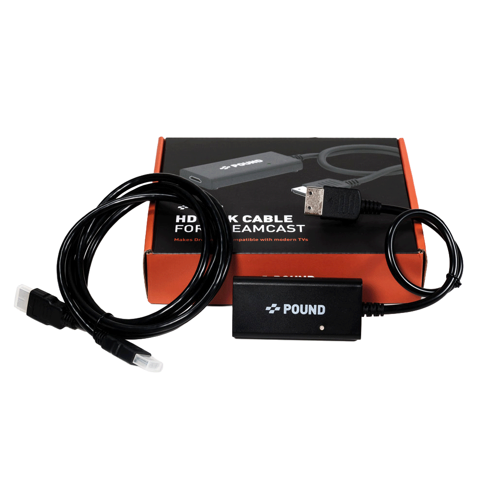Pound HD Link Cable for Dreamcast ドリームキャストをHDMIで蘇らせる高画質HD変換ケーブル！
