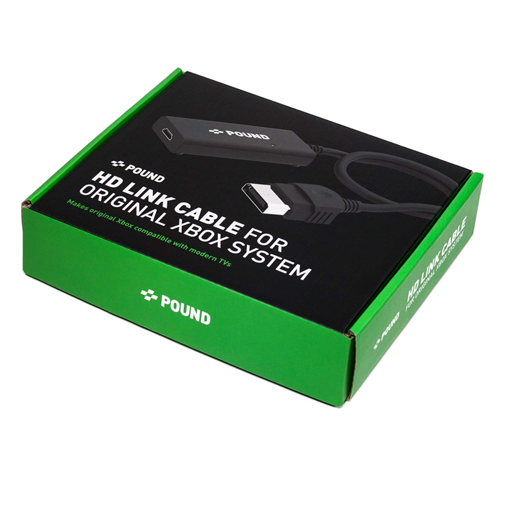 Pound HD Link Cable for Original Xbox 初代Xbox®をHDMIで甦らせる究極の映像変換ケーブル（720p対応）