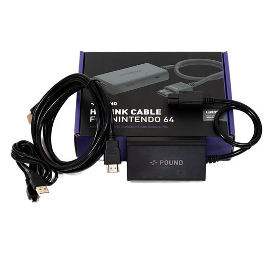 Pound HD Link Cable for N64 Nintendo 64をHDMIで蘇らせる高画質変換ケーブル
