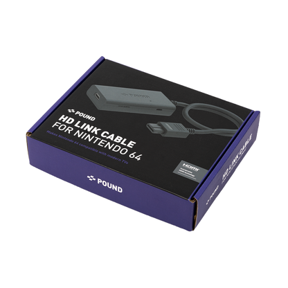 Pound HD Link Cable for N64 Nintendo 64をHDMIで蘇らせる高画質変換ケーブル