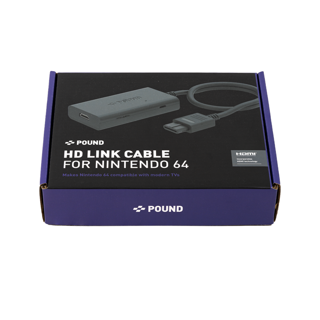Pound HD Link Cable for N64 Nintendo 64をHDMIで蘇らせる高画質変換ケーブル