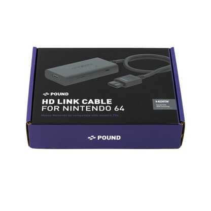 Pound HD Link Cable for N64 Nintendo 64をHDMIで蘇らせる高画質変換ケーブル