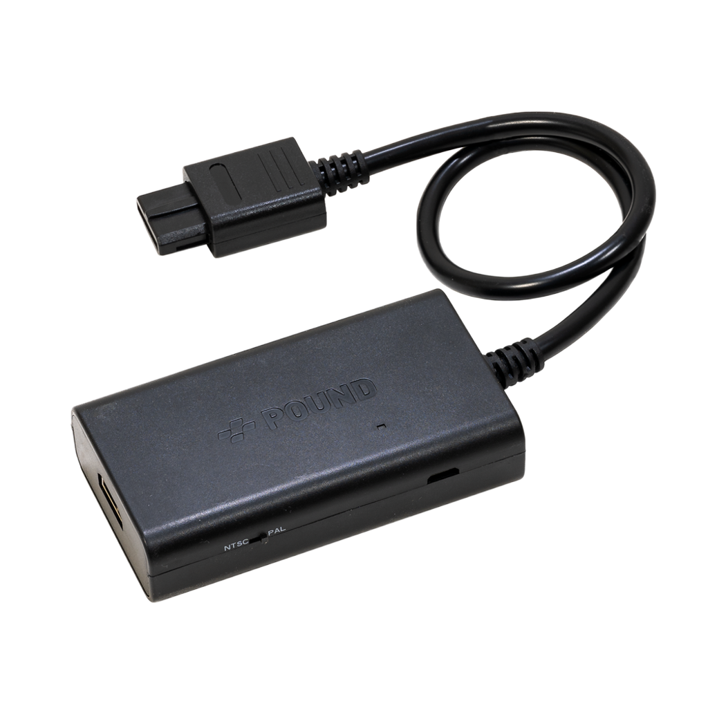 Pound HD Link Cable for N64 Nintendo 64をHDMIで蘇らせる高画質変換ケーブル