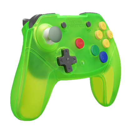 RETRO FIGHTERS Brawler64 Wireless コントローラー - N64専用・次世代アナログスティック・メモリパック対応・超高速ターボ機能搭載・グリーン