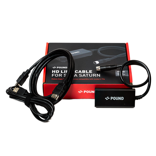 Pound HD Link Cable for Saturn セガサターンをHDMIで蘇らせる高画質変換ケーブル！