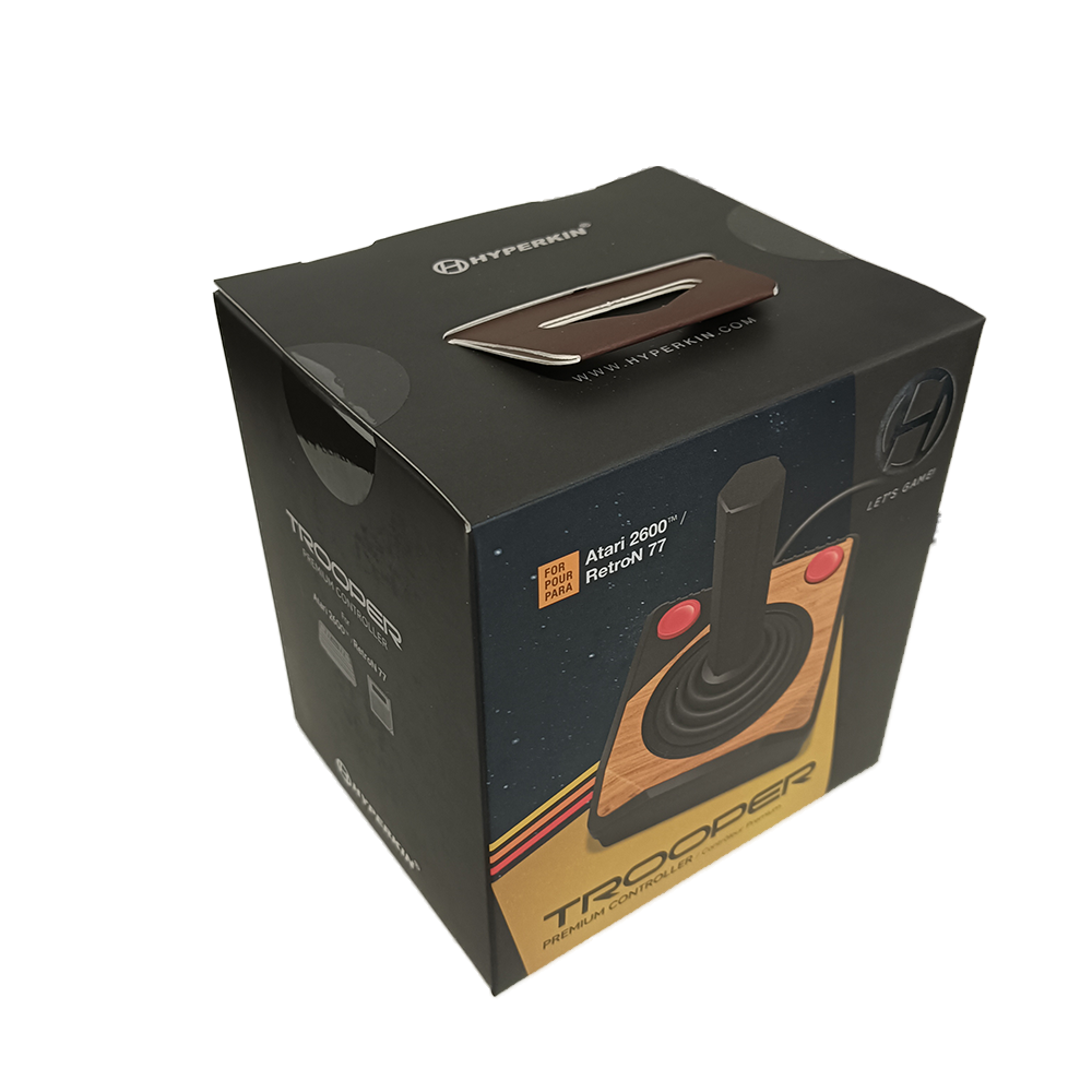 Hyperkin Trooper プレミアム 有線ジョイスティック – ATARI 2600 / Retron 77 互換 クラシックゲーム用コントローラ