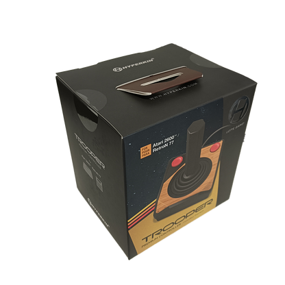 Hyperkin Trooper プレミアム 有線ジョイスティック – ATARI 2600 / Retron 77 互換 クラシックゲーム用コントローラ