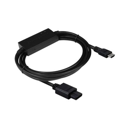 HYPERKIN HDTVケーブル 720p対応｜Nintendo® 64, GameCube® & Super Nintendo®（SNES™）用｜4:3/16:9アスペクト比切替可能｜高画質映像＆ステレオ音声対応｜Micro USB電源ケーブル付き