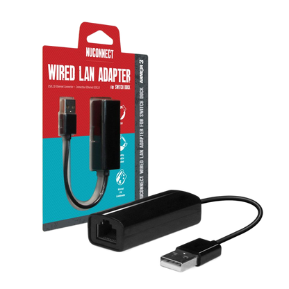 Armor3 NuConnect™ Wired LAN Adapter – Nintendo Switch® / PC / Mac