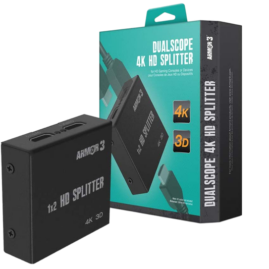 Hyperkin Armor3™ DualScope 4K HDスプリッター – 高画質HDMI分配器