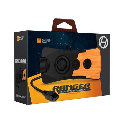 Hyperkin Ranger プレミアム 有線ゲームパッド – ATARI 2600 / Retron 77 互換 レトロゲーム対応モダンスタイルコントローラ