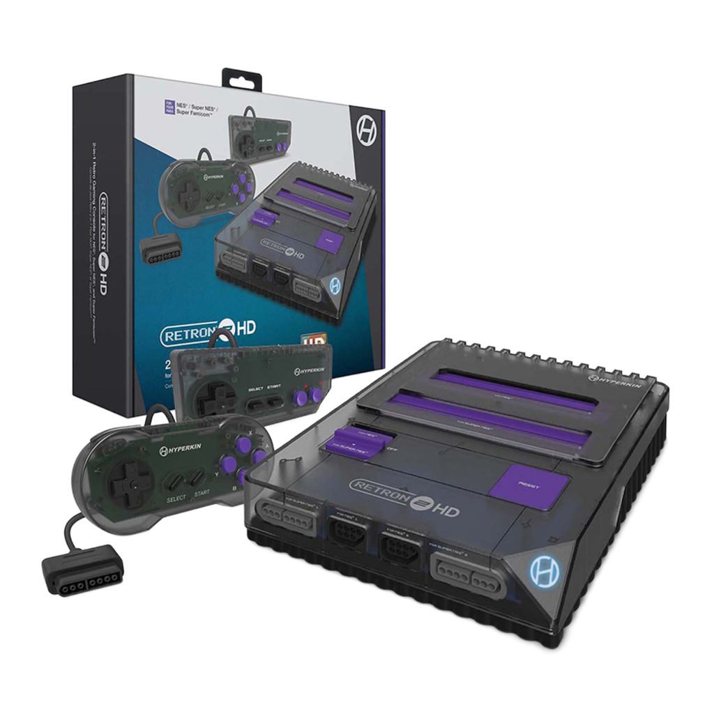Hyperkin RetroN 2 HD ゲーミングコンソール｜NES® / Super NES® / Super Famicom™対応｜720p HDMI出力対応｜スペースブラック｜