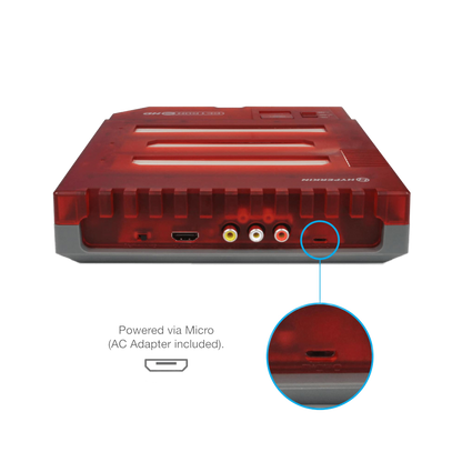 HYPERKIN RetroN 3 HD｜3-in-1レトロゲーム機｜NES / ファミリーコンピュータ / Super NES / スーパーファミコン / Genesis / メガドライブ対応｜1080p HDMI出力｜クラシックコントローラー2個付属｜レッド