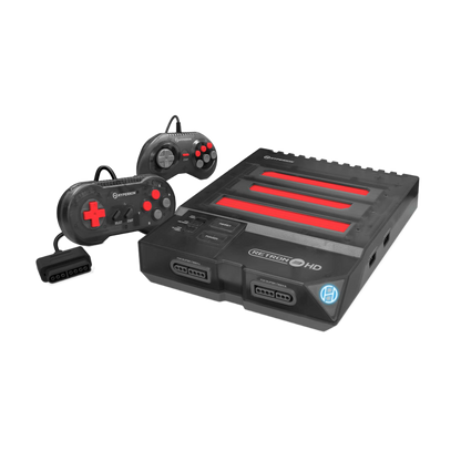 HYPERKIN RetroN 3 HD｜3-in-1レトロゲーム機｜NES / ファミリーコンピュータ / Super NES / スーパーファミコン / Genesis / メガドライブ対応｜1080p HDMI出力｜クラシックコントローラー2個付属｜ブラック