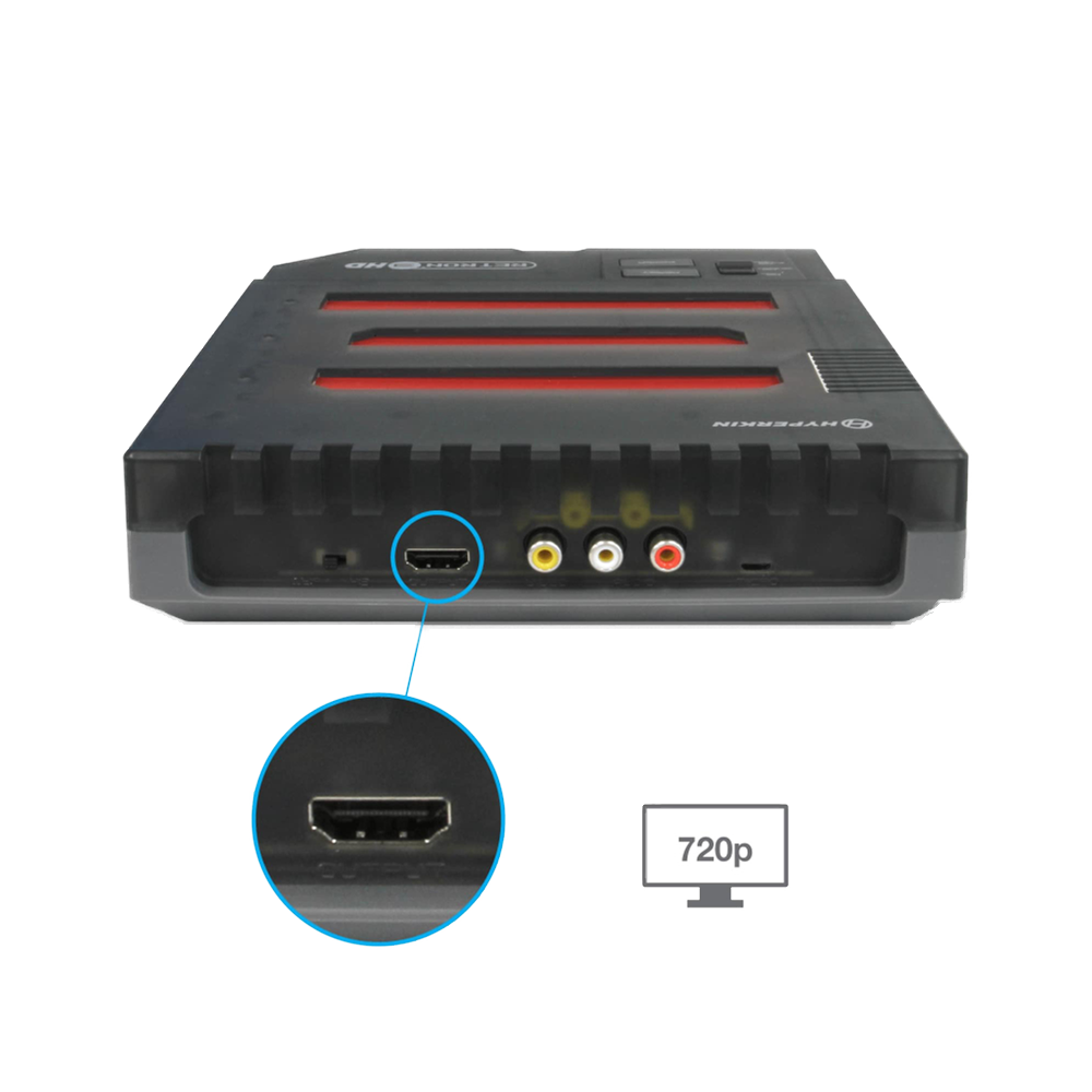 HYPERKIN RetroN 3 HD｜3-in-1レトロゲーム機｜NES / ファミリーコンピュータ / Super NES / スーパーファミコン / Genesis / メガドライブ対応｜1080p HDMI出力｜クラシックコントローラー2個付属｜ブラック