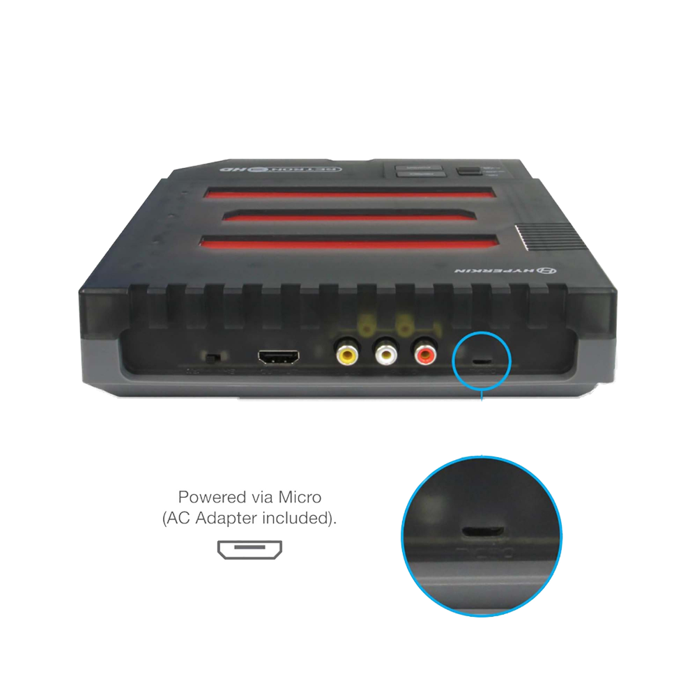 HYPERKIN RetroN 3 HD｜3-in-1レトロゲーム機｜NES / ファミリーコンピュータ / Super NES / スーパーファミコン / Genesis / メガドライブ対応｜1080p HDMI出力｜クラシックコントローラー2個付属｜ブラック