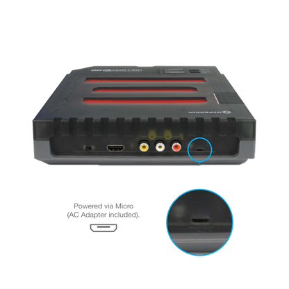 HYPERKIN RetroN 3 HD｜3-in-1レトロゲーム機｜NES / ファミリーコンピュータ / Super NES / スーパーファミコン / Genesis / メガドライブ対応｜1080p HDMI出力｜クラシックコントローラー2個付属｜ブラック