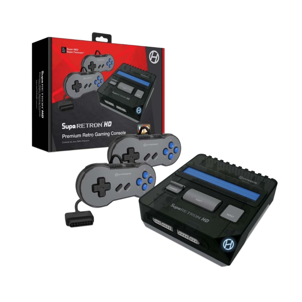 HYPERKIN SupaRetroN HD ゲーミングコンソール｜スーパーファミコン™ & SNES対応｜1080p HDMI出力・4:3＆16:9切替機能｜クラシックコントローラー付属｜レトロゲーム互換機 (ブラック)