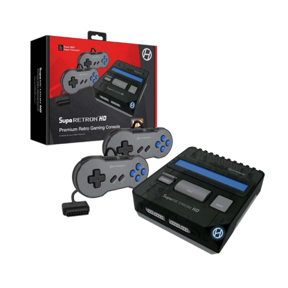 HYPERKIN SupaRetroN HD ゲーミングコンソール｜スーパーファミコン™ & SNES対応｜1080p HDMI出力・4:3＆16:9切替機能｜クラシックコントローラー付属｜レトロゲーム互換機 (ブラック)