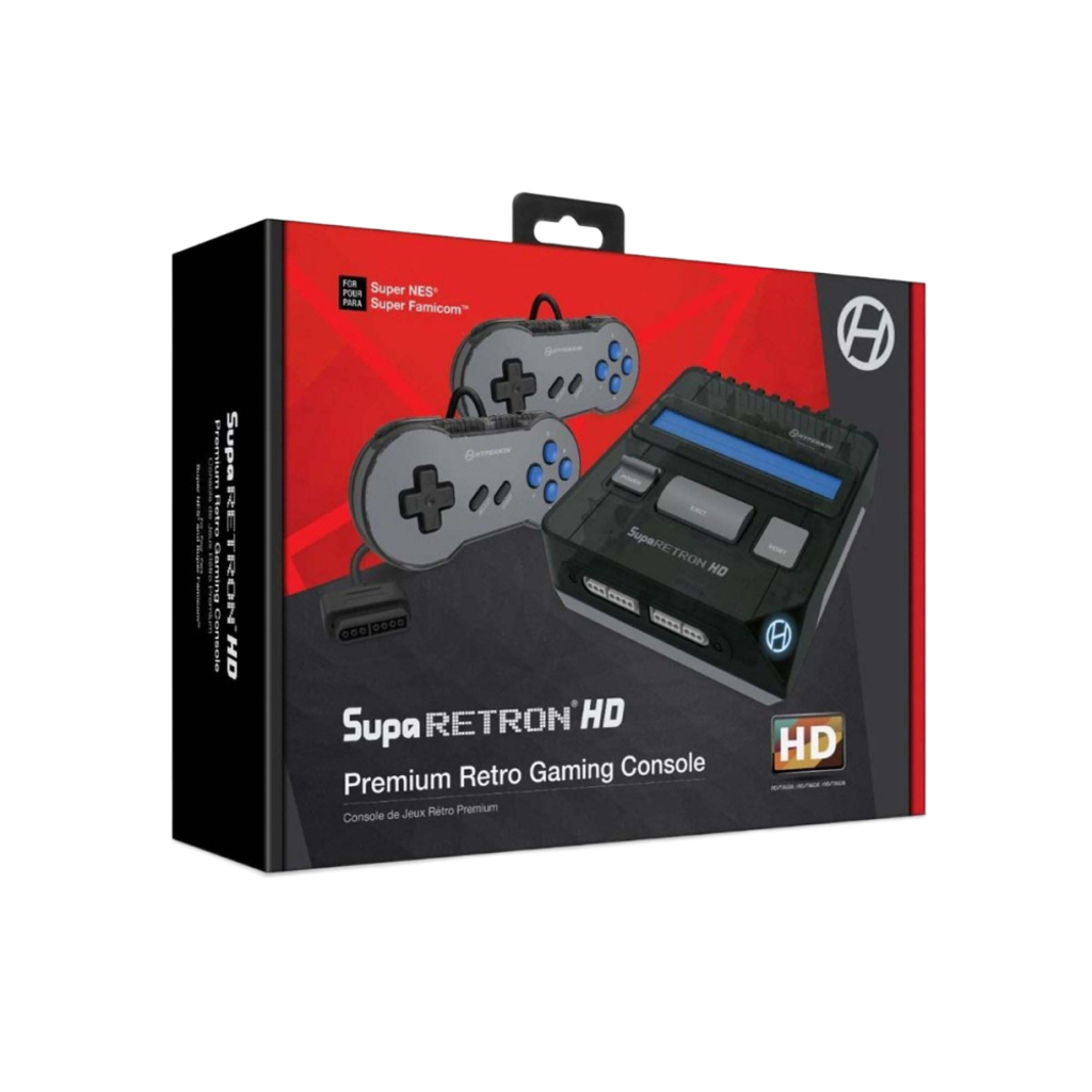 HYPERKIN SupaRetroN HD ゲーミングコンソール｜スーパーファミコン™ & SNES対応｜1080p HDMI出力・4:3＆16:9切替機能｜クラシックコントローラー付属｜レトロゲーム互換機 (ブラック)